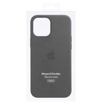 Apple Silicone Backcover MagSafe Apple iPhone 12 Pro Max - Black