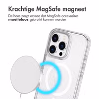imoshion Sparkle Backcover met MagSafe Apple iPhone 16 Pro - Glitter Transparant