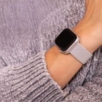 imoshion Nylon geweven bandje Apple Watch Series 1 t/m 11 / SE / Ultra (44/45/46/49 mm) - Grijs