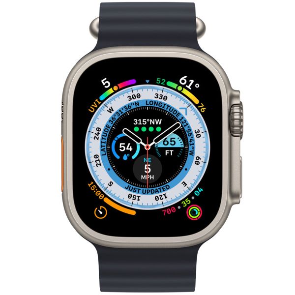 Apple Ocean Band Apple Watch | 44/45/46/49 mm - Midnight