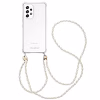 imoshion Backcover met koord + armband - Parels Samsung Galaxy A53 - Transparant
