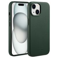 Accezz Leather Back Cover with MagSafe Apple iPhone 15 - Cedar Green