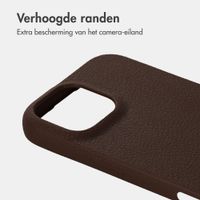 imoshion Texture Backcover Apple iPhone 16 Pro - Donkerbruin