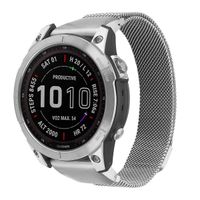 imoshion QuickFit® Milanees bandje Garmin Watch | 22 mm aansluiting - Zilver