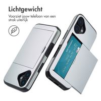 imoshion Backcover met pasjeshouder Apple iPhone 16 - Grijs