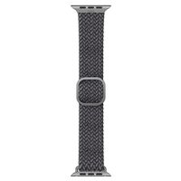 Uniq Aspen Braided bandje Apple Watch Series 1 t/m 9 / SE (38/40/41 mm) | Series 10 / 11 (42 mm) - Granite Grey
