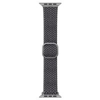 Uniq Aspen Braided bandje Apple Watch Series 1 t/m 9 / SE (38/40/41 mm) | Series 10 (42 mm) - Granite Grey