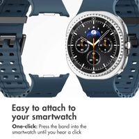 imoshion Ocean Silicone Band Samsung Galaxy Watch 9 (40/44mm) / Watch 8 (40/44mm) / Classic (46mm) - Dark Blue