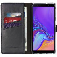 Selencia Echt Lederen Bookcase Samsung Galaxy A7 (2018)