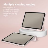 Accezz Smart Silicone Book Case Apple iPad 11 (2025) 11 inch A16 / iPad 10 (2022) 10.9 inch - Pink