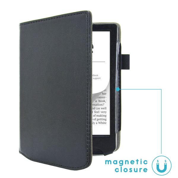 imoshion Vegan Leather Bookcase Pocketbook Verse / Verse Pro / Verse Pro Color / Vivlio Light / Light HD - Zwart