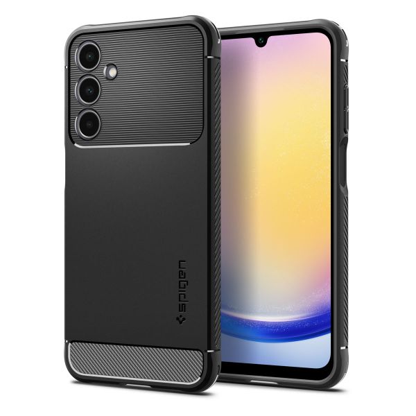 Spigen Rugged Armor Backcover Samsung Galaxy A25 (5G) - Matte Black