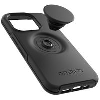 OtterBox Otter + Pop Symmetry Backcover iPhone 14 Pro - Zwart