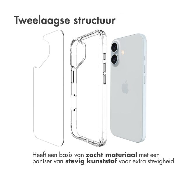 imoshion Rugged Air Case Apple iPhone 16 Plus - Transparant