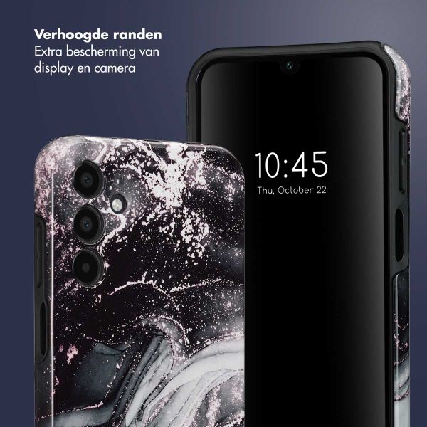 Selencia Vivid Backcover Samsung Galaxy A15 (5G/4G) - Chic Marble Black