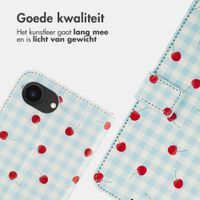 imoshion Design Bookcase Apple iPhone 17e / 16e - Cherry Check