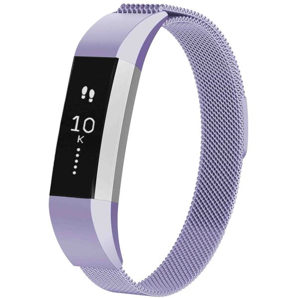 imoshion Milanees magnetisch bandje Fitbit Alta (HR) - Maat S - Paars