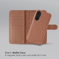 Selencia Olyn Detachable Bookcase with MagSafe Samsung Galaxy A37 (5G) - Brown