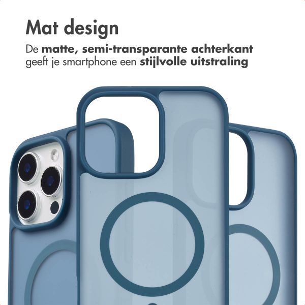 imoshion Color Guard Backcover met MagSafe iPhone 15 Pro Max - Donkerblauw