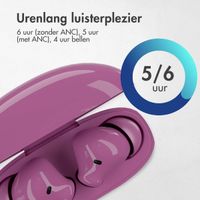 imoshion Aura Pro Draadloze In-ear Oordopjes - Active Noise Cancelling (ANC) - Bordeaux