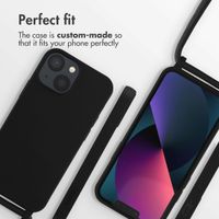 imoshion Silicone Case with Strap Apple iPhone 13 Mini - Black