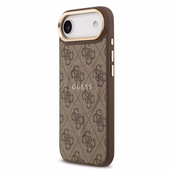 Guess Classic 4G Logo Backcover met MagSafe Apple iPhone Air - Bruin