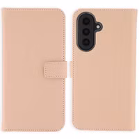 Selencia Echt Leren Bookcase Samsung Galaxy A57 (5G) - Lichtroze