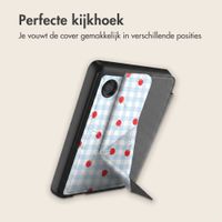 imoshion Design Vouwbare Bookcase Kobo Clara Colour / BW - Cherry Check