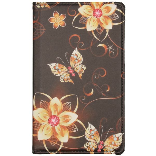 imoshion 360° Draaibare Design Bookcase Samsung Galaxy Tab A7 Lite - Butterfly Flower