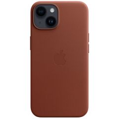 Apple Leather Back Cover with MagSafe Apple iPhone 14 - Umber