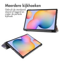 imoshion Trifold Design Bookcase Samsung Galaxy Tab S6 Lite (2020/2022/2024) - Flowers Distance