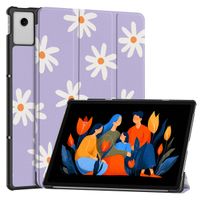 imoshion Design Trifold Bookcase Lenovo Idea Tab Plus - Flowers Distance