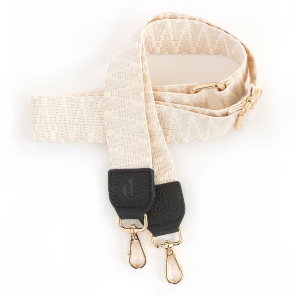 Dutchies Phone Strap - Universeel verstelbaar telefoonkoord - Latte Knit / Black