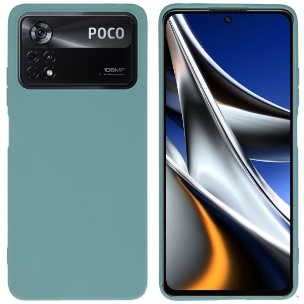 imoshion Color Backcover Xiaomi Poco X4 Pro 5G - Donkergroen