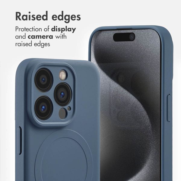 imoshion Colour Back Cover with MagSafe Apple iPhone 15 Pro - Dark Blue