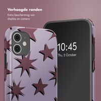 Selencia Vivid Backcover Apple iPhone 11 - Stars Plum Lilac