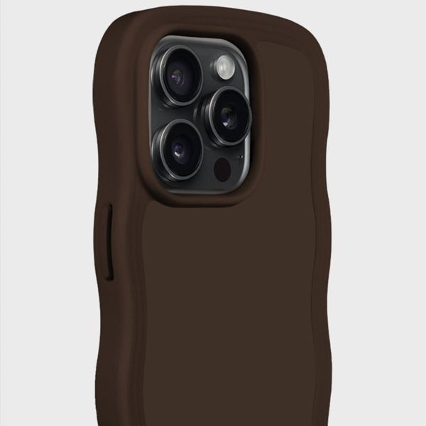 Holdit Wavy Case Apple iPhone 14 Pro Max - Chocolate