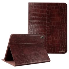 Selencia Croco bookcase Apple iPad Air 11 inch (2026) M4 / (2025) M3 / (2024) M2 / Air 5 (2022) / Air 4 (2020) - Burgundy