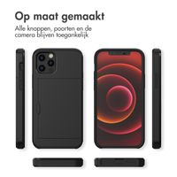 imoshion Backcover met pasjeshouder Apple iPhone 12 Pro Max - Zwart