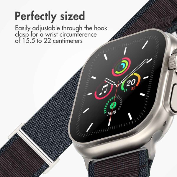 imoshion Nylon Alpine Band Apple Watch | 38/40/41/42 mm - Indigo