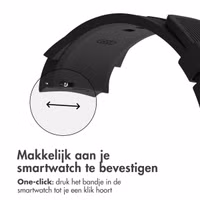imoshion Siliconen bandje voor de OnePlus Watch 3 / 2 / 2R / Oppo Watch X2 / X - Zwart