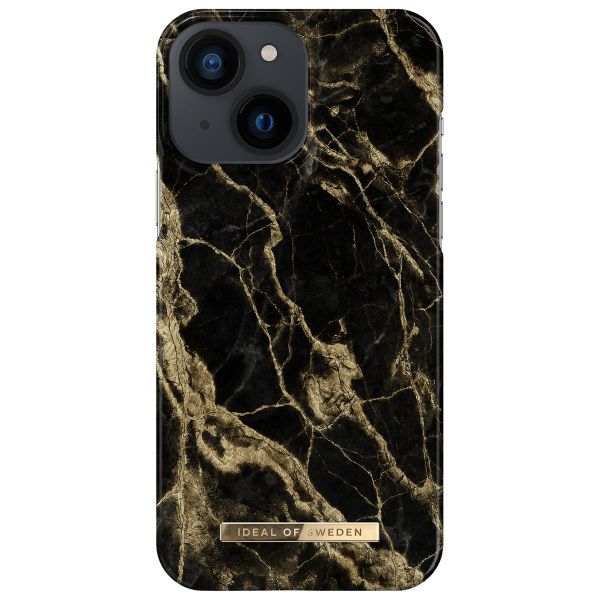 iDeal of Sweden Fashion Backcover iPhone 13 Mini - Golden Smoke Marble