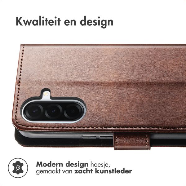 imoshion Luxe Bookcase Samsung Galaxy A36 - Donkerbruin