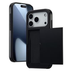 imoshion Backcover met pasjeshouder Apple iPhone 17 Pro - Zwart
