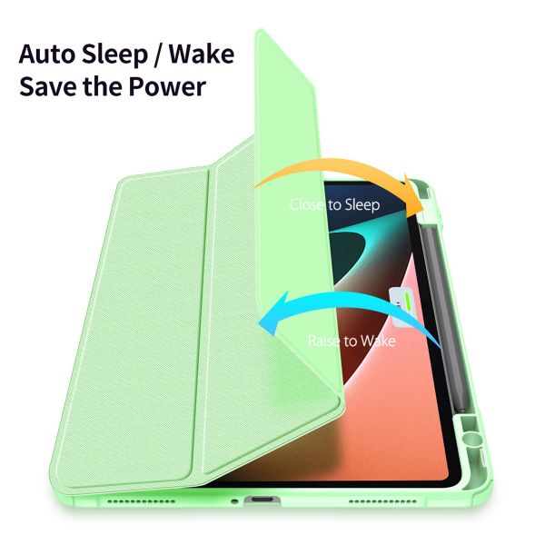 Dux Ducis Toby Bookcase Xiaomi Pad 5 / 5 Pro - Groen