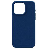 Njorð Collections Suède Comfort+ Case MagSafe iPhone 15 Pro Max - Blue