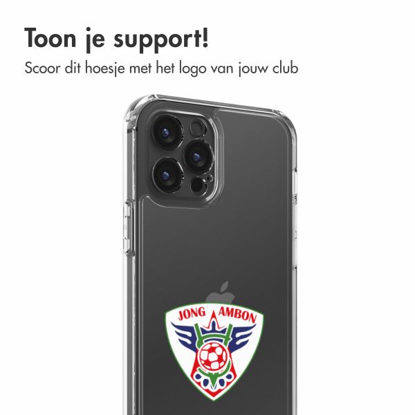 Clear Backcover Apple iPhone 12 (Pro) - S.V. Jong Ambon