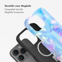 Selencia Vivid Tough Backcover met MagSafe iPhone 15 Pro Max - Holographic Blue Dream