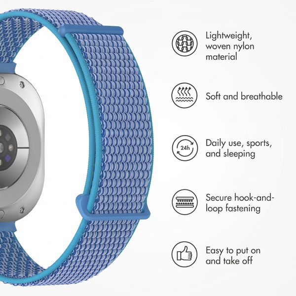 imoshion Nylon Strap Samsung Galaxy Watch Ultra 2 (2026) / Ultra (2024/2025) - Navy Blue