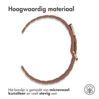 imoshion Magnetisch lederen bandje  - Universeel 22 mm aansluiting - Bruin